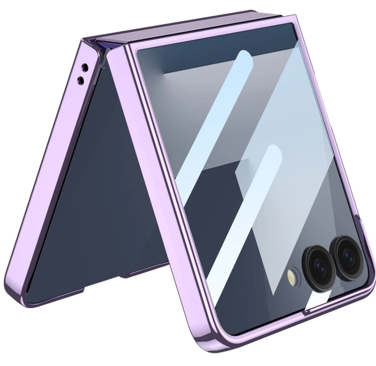 PhantomSpin Flip 7 Magnetic Rotating Stand Clear Armor Case