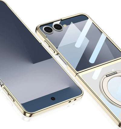 PhantomSpin Flip 7 Magnetic Rotating Stand Clear Armor Case