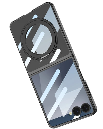 PhantomSpin Flip 7 Magnetic Rotating Stand Clear Armor Case
