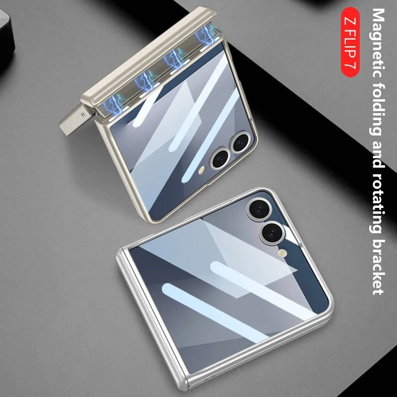 MagnoShield Z Flip 7, 7 FE Full Magnetic Hinge Protection Case