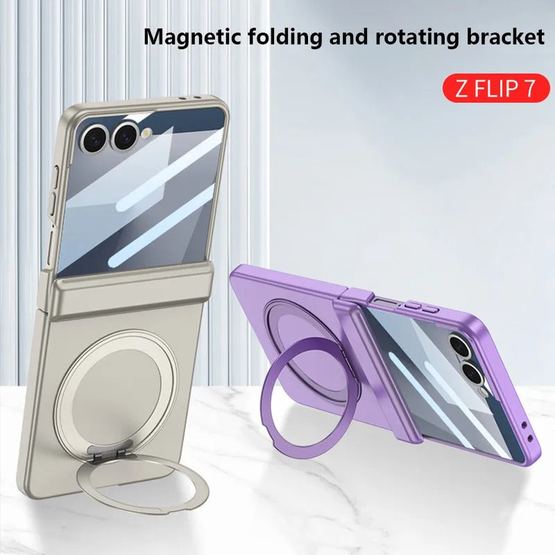 MagnoShield Z Flip 7, 7 FE Full Magnetic Hinge Protection Case