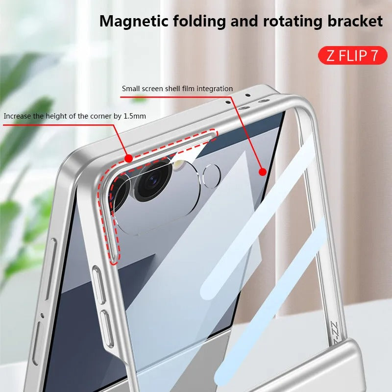 MagnoShield Z Flip 7, 7 FE Full Magnetic Hinge Protection Case
