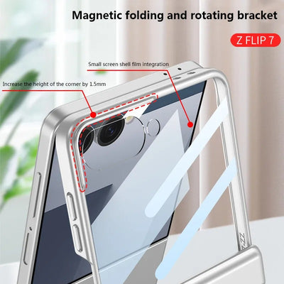MagnoShield Z Flip 7, 7 FE Full Magnetic Hinge Protection Case