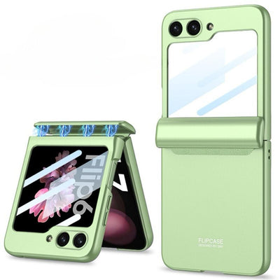 HingeFlow Matte  Z Flip 6 Magnetic Shield & Screen 360 protection Case