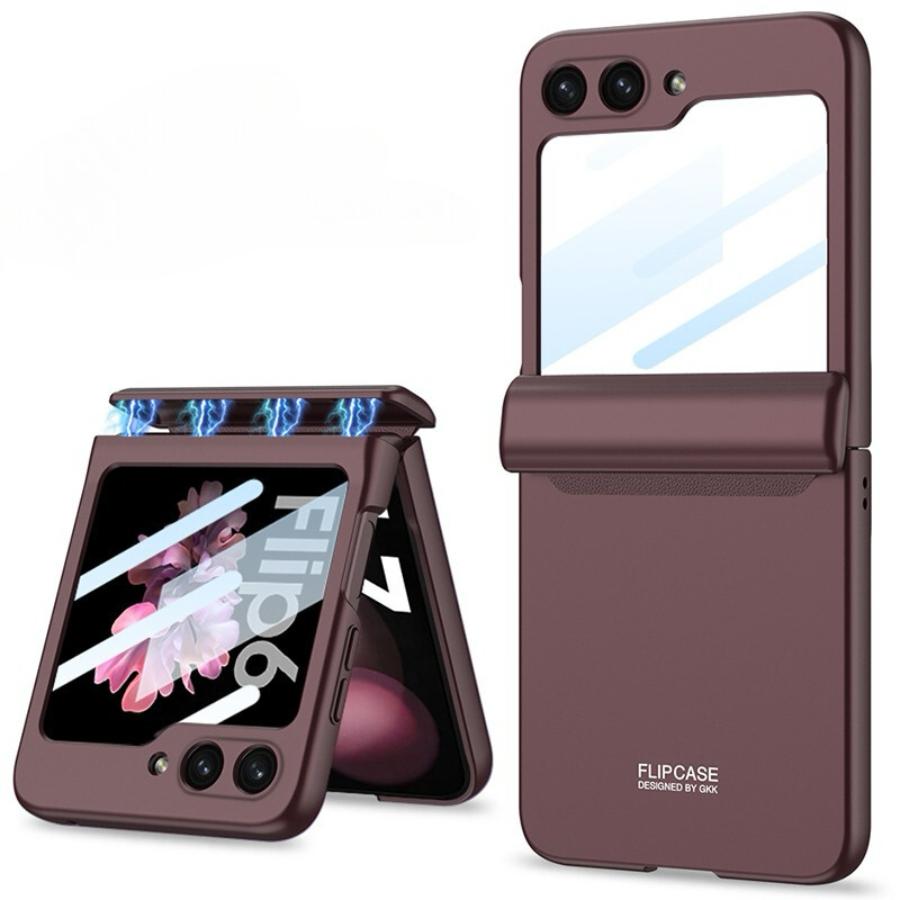 HingeFlow Matte  Z Flip 6 Magnetic Shield & Screen 360 protection Case