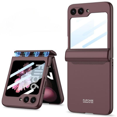 HingeFlow Matte  Z Flip 6 Magnetic Shield & Screen 360 protection Case