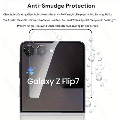TotalGuard Flip 7, 6,5 – 4-in-1 HD Tempered Glass Protection Kit