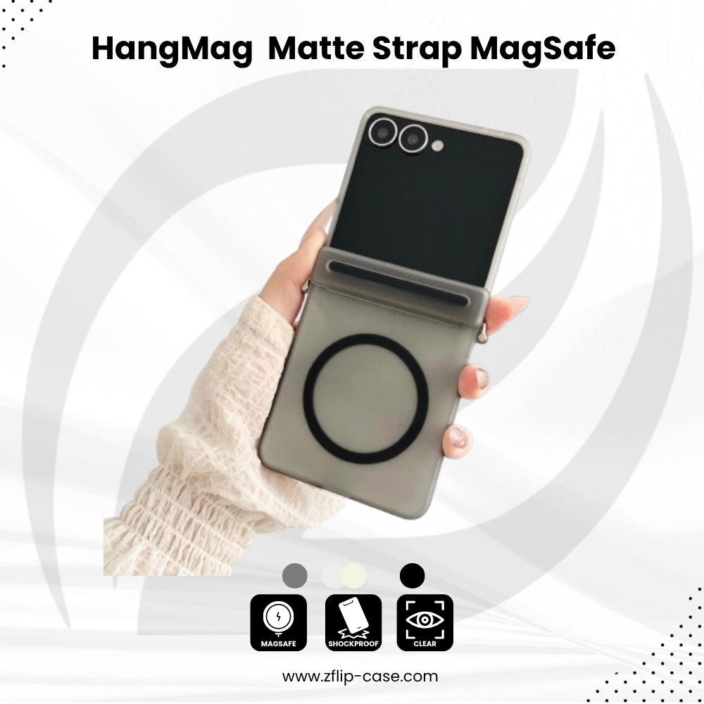 HangMag Flip 7,6,5,4 – Matte Strap MagSafe Case