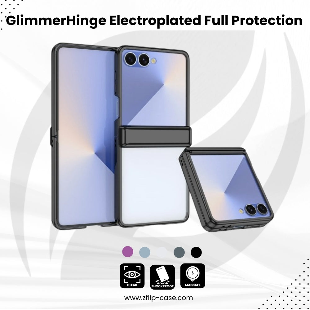 GlimmerHinge Flip 7,6,5 Electroplated Full Protection Case