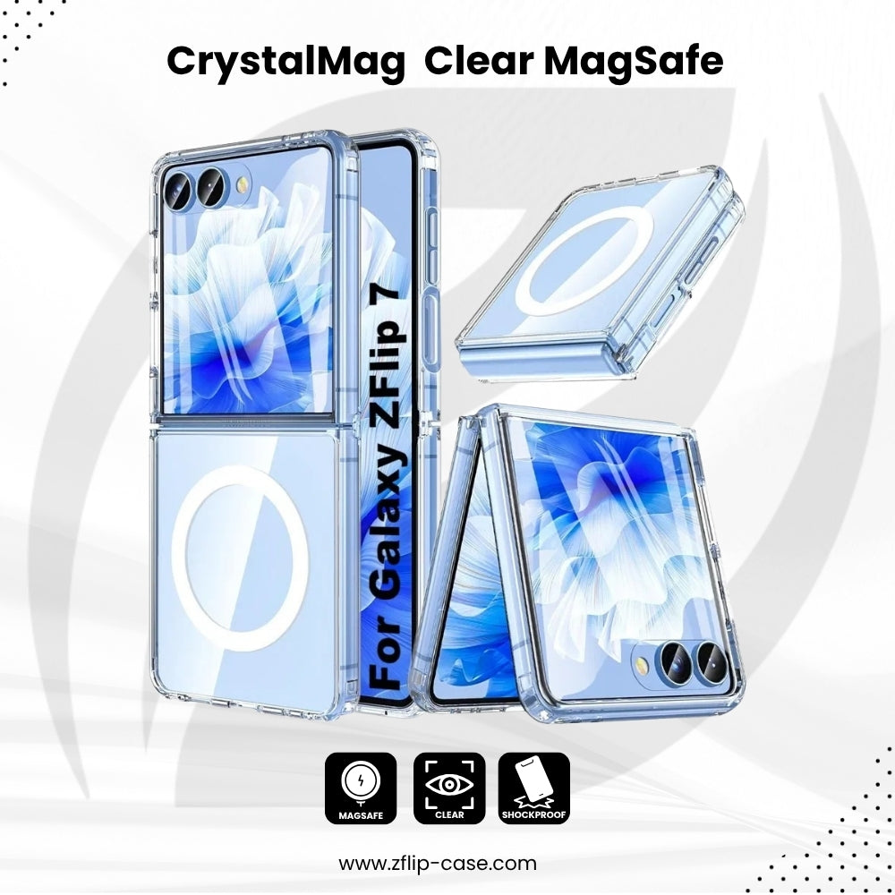 CrystalMag Flip 7 , 7 FE, 6 – Clear MagSafe Case