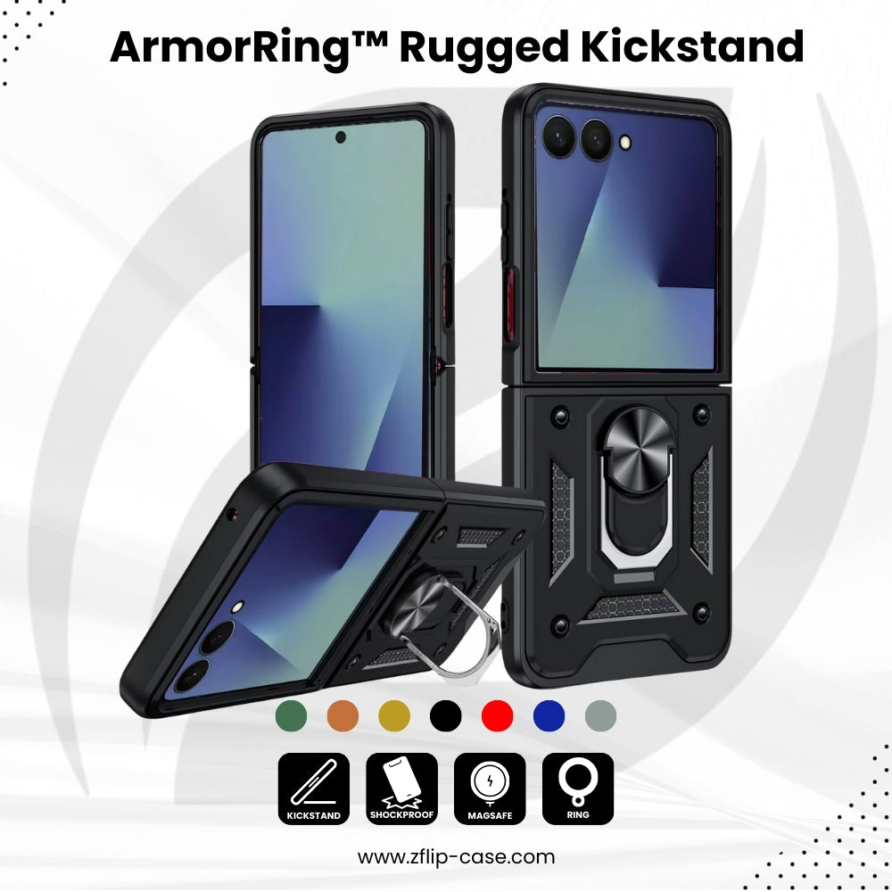 ArmorRing™ Rugged Kickstand Case for Galaxy Z Flip Series