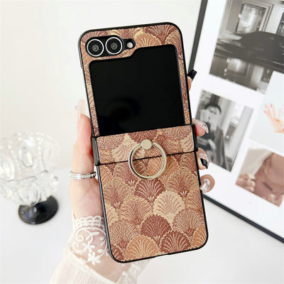 GlamRing Z Flip 6, 5 Luxury Shockproof Ring Stand Case