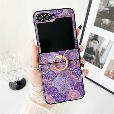 GlamRing Z Flip 6, 5 Luxury Shockproof Ring Stand Case