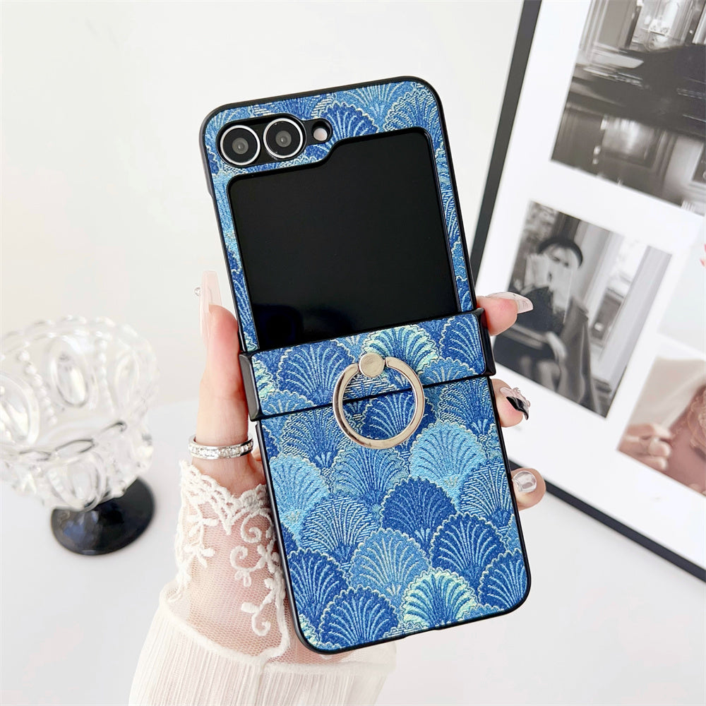 GlamRing Z Flip 6, 5 Luxury Shockproof Ring Stand Case