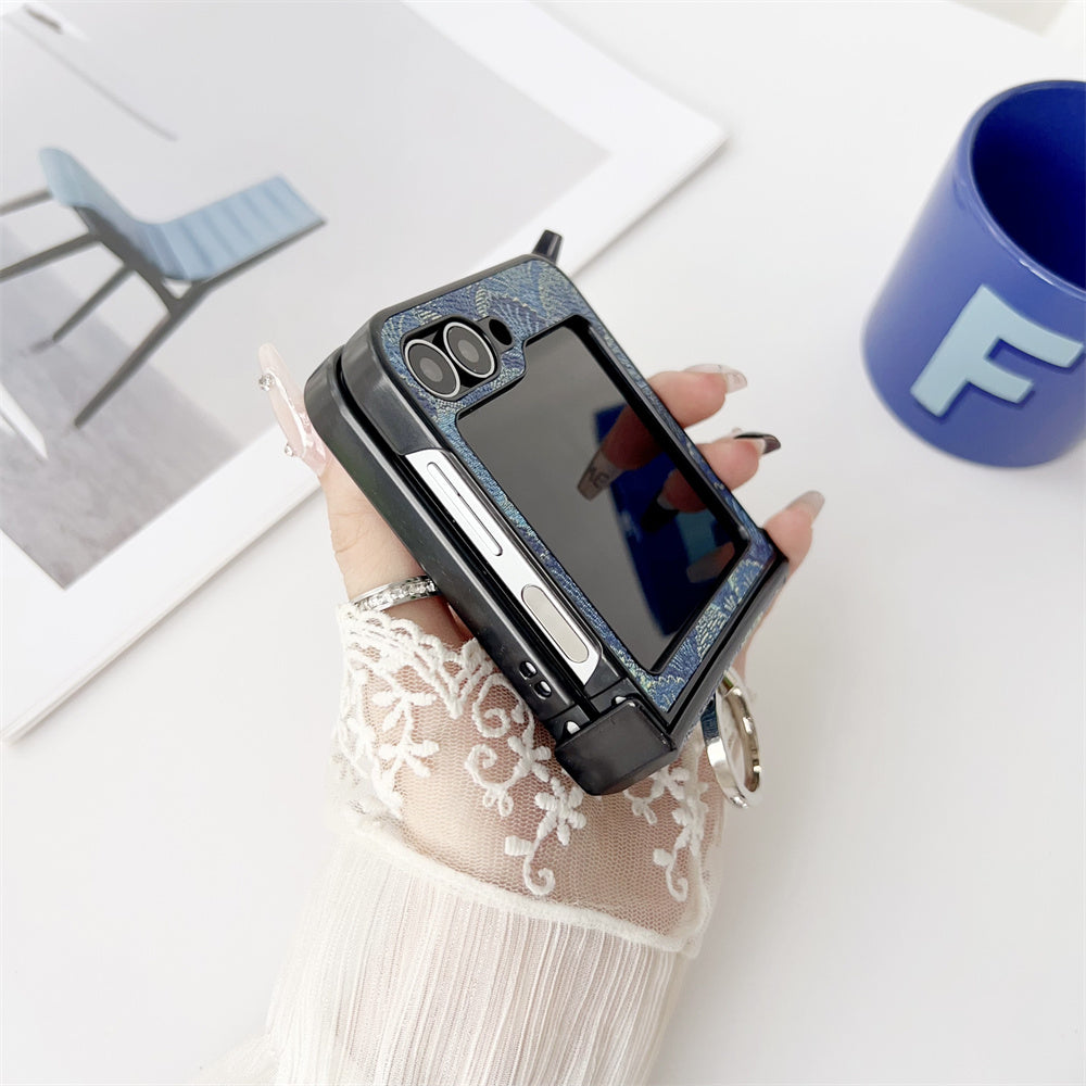 GlamRing Z Flip 6, 5 Luxury Shockproof Case