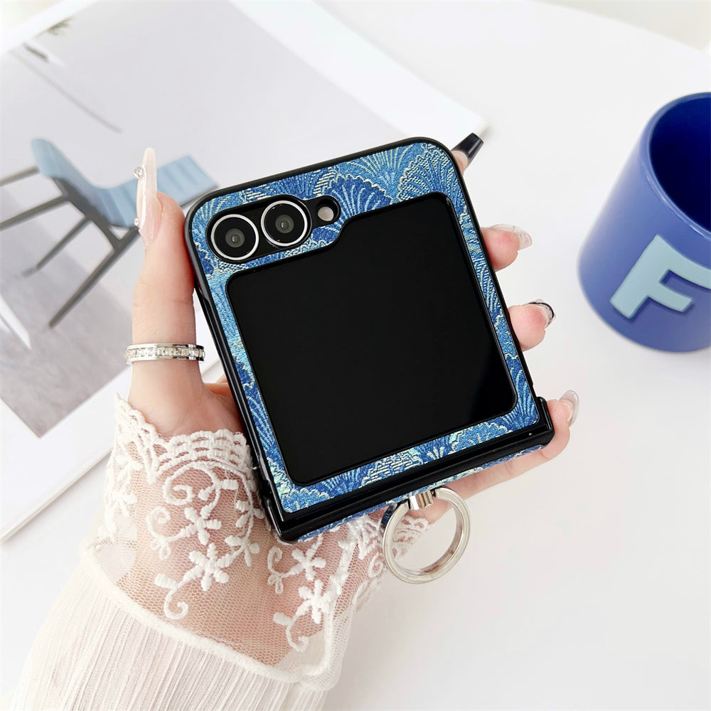 GlamRing Z Flip 6, 5 Luxury Shockproof Case