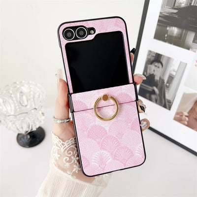 GlamRing Z Flip 6, 5 Luxury Shockproof Ring Stand Case