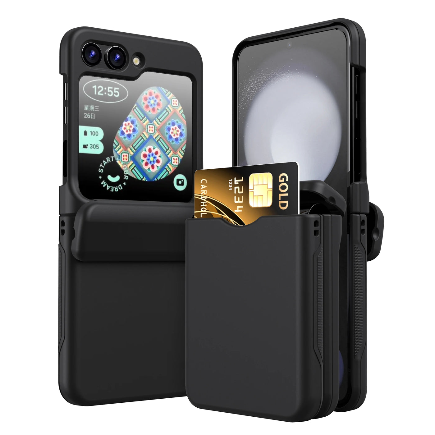 FlipGuard Z Flip 5, 4 Card Insertion Case