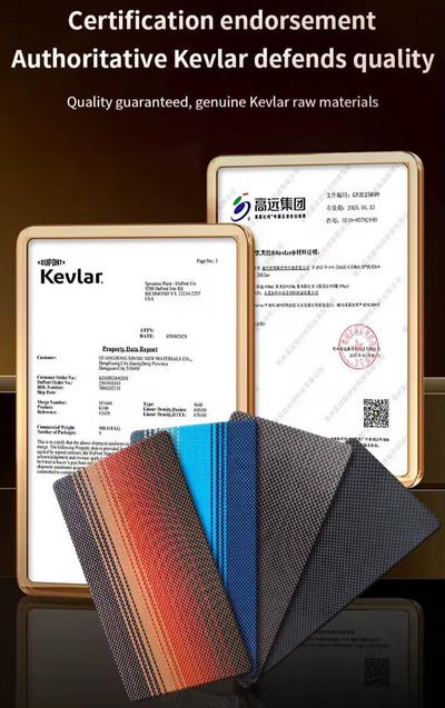 Aeroshield™ Aramid Case for Galaxy Z Flip 7/6 – Ultra‑Slim 600D Kevlar®